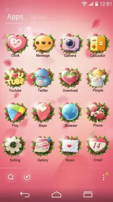 Love Story GO Launcher Theme android App screenshot 1